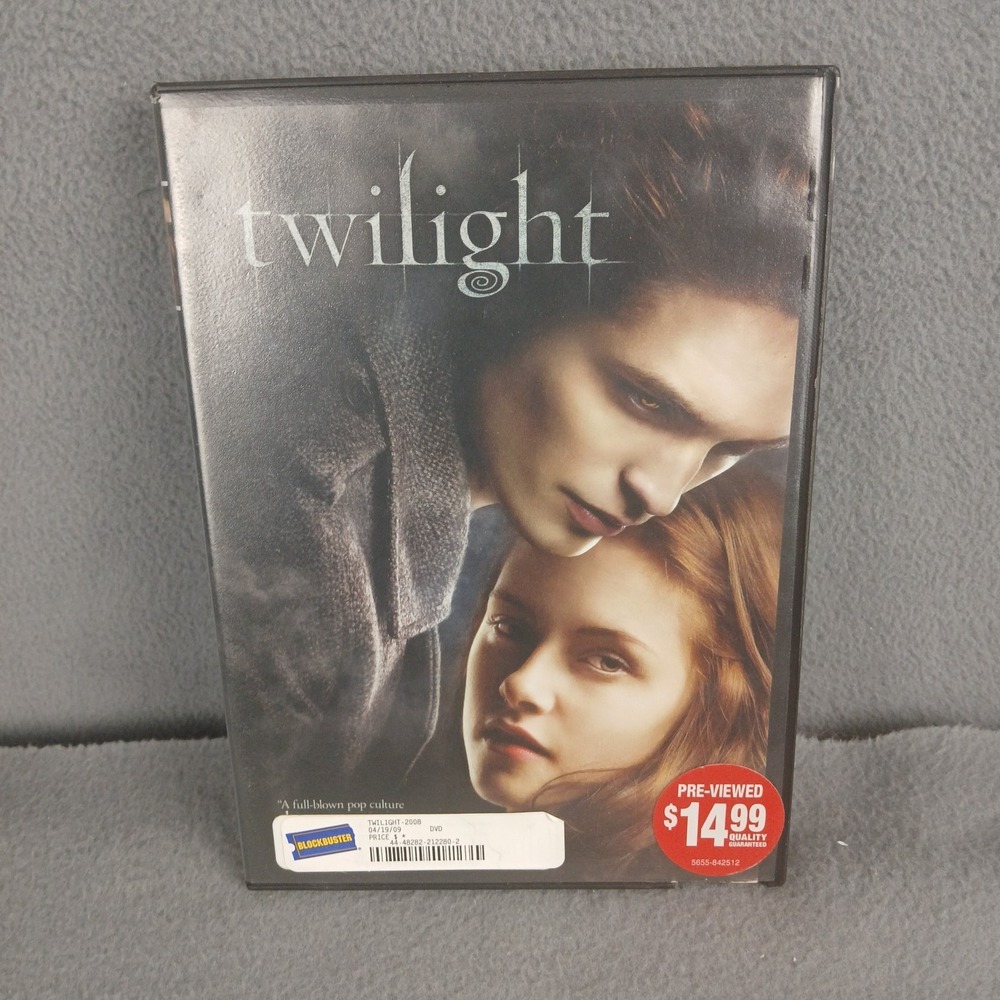 Twilight (DVD, 2008) Romance/Fantasy Kristen Stewart Robert Pattinson Widescreen